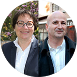 Corinne Imbert Sénatrice de la Charente-Maritime (LR) depuis 2014, secrétaire de la Commission des Affaires Sociales et rapporteure pour la branche maladie des lois de financement de la sécurité sociale et Bernard Jomier, Sénateur (SER) de Paris, viceprésident de la Commission des Affaires Sociales.